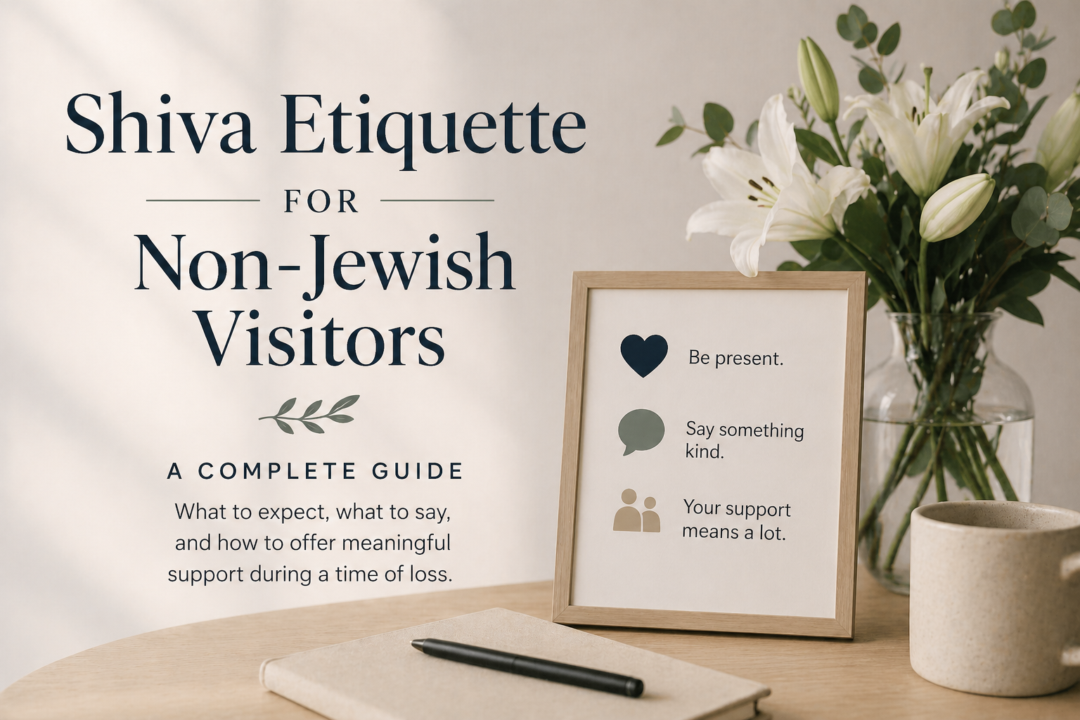 Shiva Etiquette for Non-Jewish Visitors: A Complete Guide